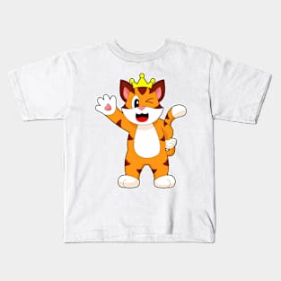 Tiger King Crown Kids T-Shirt